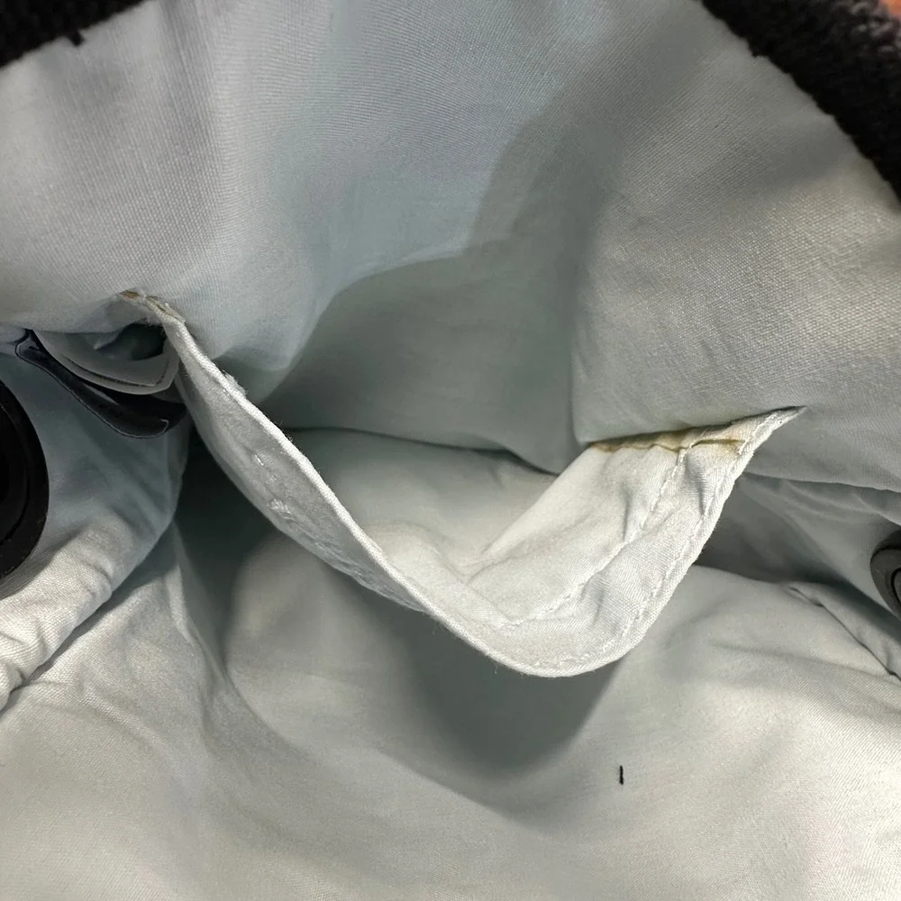Gap Small Cotton Messenger Bag Black Ripstop‎ Utility Crossbody Flap Bag